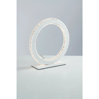 Image of Bryant Integrated LED Circular Crystal Table Lamp, 4000K