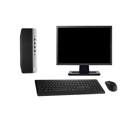 Image of HP PC ProDesk 600 G3 SFF Screen 22 Inches i5 6500 RAM 32 GB SSD 480 Windows 10 WiFi (Renewed)