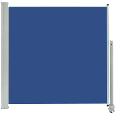 Image of vidaXL Patio Retractable Side Awning 160x300 cm Blue