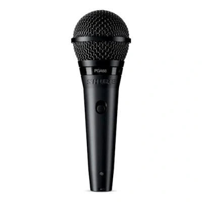 Image of Shure PGA58 Dynamic Microphone Handheld Mic for Vocals with Cardioid Pick Up Pattern, Discrete On/Off Switch, Stand Adapter and Zipper Pouch (PGA58 XLR E)