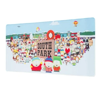 Image of Grupo Erik XXL Mouse Mat South Park Desk Pad, 31.5&quot; x 13.78&quot; Non Slip Rubber Base Gaming Keyboard Gifts, Gamer Gifts
