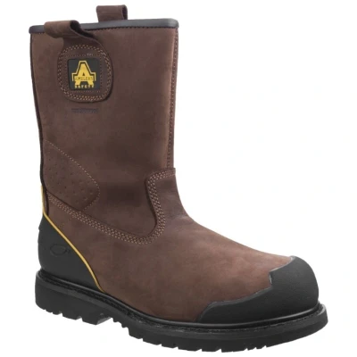 Image of Amblers Safety: Brown FS223 Goodyear Welted Waterproof Pull on Industrial Safety Boot 11
