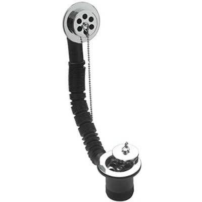 Image of Bathroom Bath Combination Overflow and Waste Plug Chain 201760