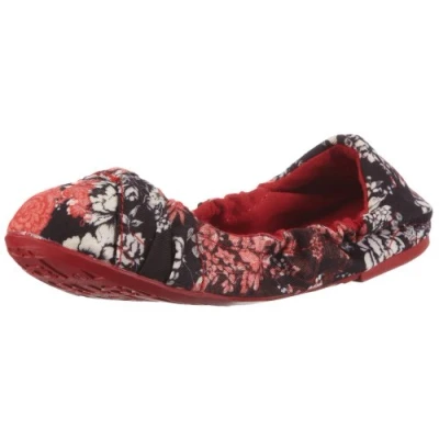 Image of Desigual Women&#039;s Florencia Red Ballet 30Bs006309239 6 UK, 39 EU