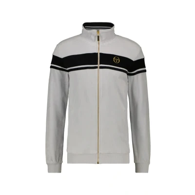 Image of Sergio Tacchini Damarindo Velour Track Jacket High Rise (UK, Alpha, M, Regular, Grey)