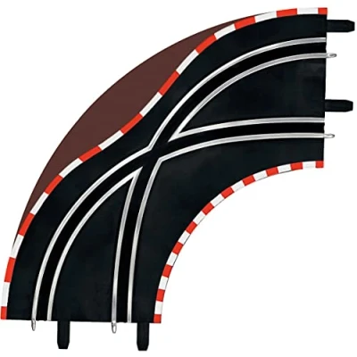 Image of Carrera Go 20061655 Lane Change Curve (2) Slot Car Racing Accessory,228 x 228 millimeters