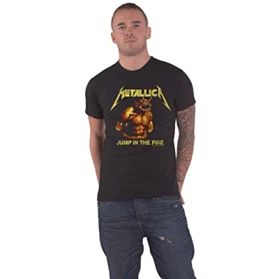 Image of Paradiso Clothing Metallica Print Tshirt, Women&#039;s, Size: XL, Black