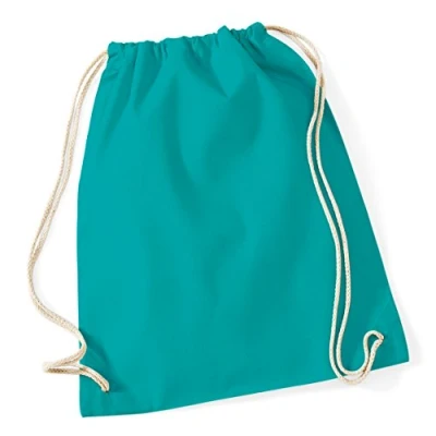 Image of Westford Mill Cotton Gymsac Emerald