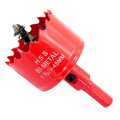 Image of 45mm Hole Saw LAIWEI Cutter,For Drilling Wood, Aluminum Profiles,PVC and Other Materials(1 25/32&quot;(45mm))…