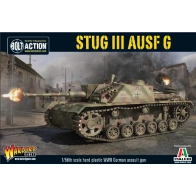 Image of Stug III Ausf G 1:56 / 28mm Plastic Scale Model Tank for Bolt Action by Warlord Games Highly Detailed World War 2 Miniature