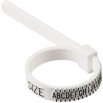 Image of MantraRaj Plastic Measurer Ring Sizer for Men and Women Engagement Perfect Measuring Your Finger Sizes Gauge Tool Belt