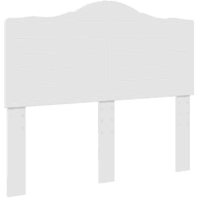Image of vidaXL Headboard with Gloss White 135 cm Engineered wood