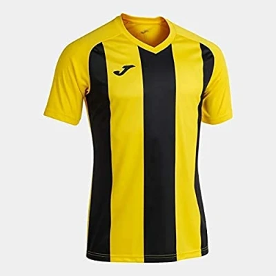 Image of Joma Men&#039;s Pisa II T Shirt Yellow/Black