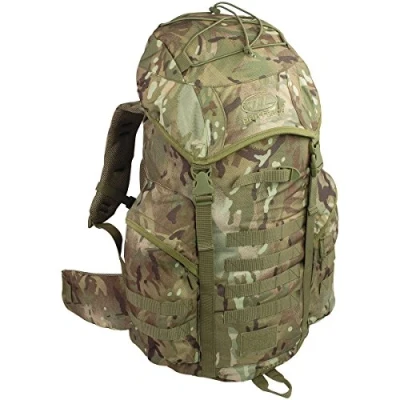 Image of Highlander Water Repellent Pro Force Unisex Outdoor military Backpack available in Multi Coloured Hmtc Multicamo 44 Litres
