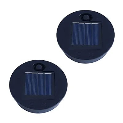 Image of ORIGARDEN Solar Lantern Waterproof Lights Replacement Top Garden Decor Outdoor Lighting Decorative Patio (Warm White, 2.76inch_2 Pack)