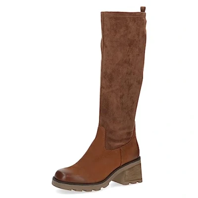 Image of CAPRICE Women&#039;s 9 25609 41 Heeled Boots, Camel Comb, 3.5 UK