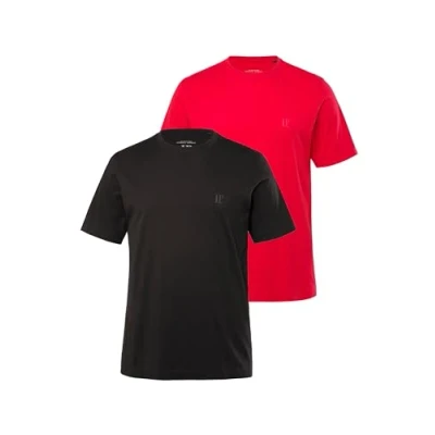 Image of JP 1880 Men&#039;s T Shirts, 2er Pack, Chilli Red, 5XL