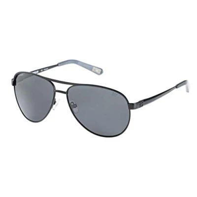 Image of Caterpillar CTS Armature Men&#039;s Sunglasses 004P Matte Black/Solid Smoke Polarised