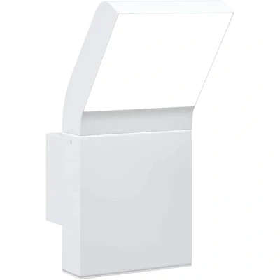 Image of vidaXL Outdoor LED Wall Light White Die cast Aluminium