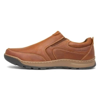 Image of Hush Puppies Men&#039;s Jasper Moccasins, Tan Nubuck, 11 UK