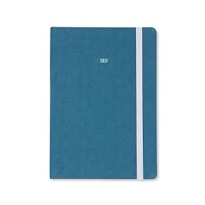 Image of Letts of London Raw A5 week to view 2025 diary teal