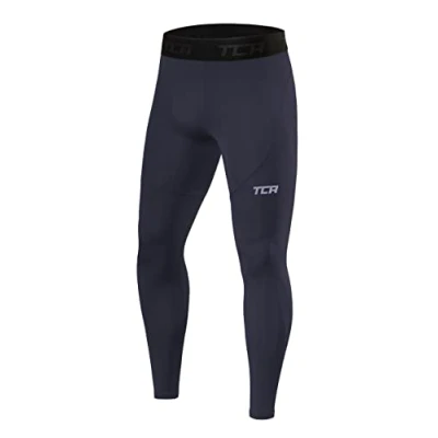 Image of TCA Boys Pro Performance Compression Leggings Thermal Base Layer Tights Graphite, 8 10 Years