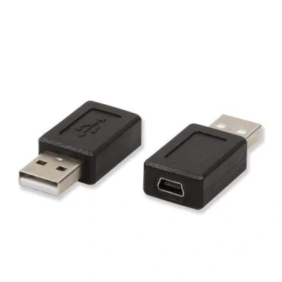 Image of Oiyagai 2Pcs USB 2.0 A Male to B Mini 5 Pin Female Adapter Converter