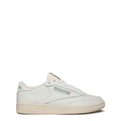 Image of Reebok Mens Club C 85 Vintage Sneaker, Top Chalk Paperwhite Glen Green, 8 UK
