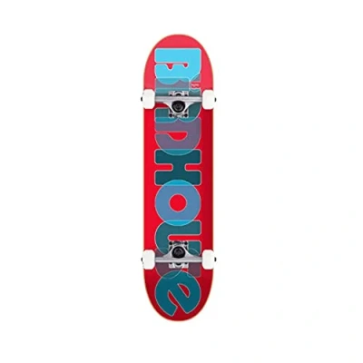 Image of Birdhouse Stage 1 Opacity Logo 2 Factory Complete Skateboard Red 8&quot;