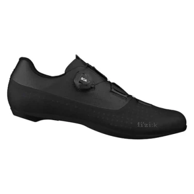 Image of Fizik R4 Tempo Overcurve Clip in Cycling Shoes, Black, Size 41.5 EU