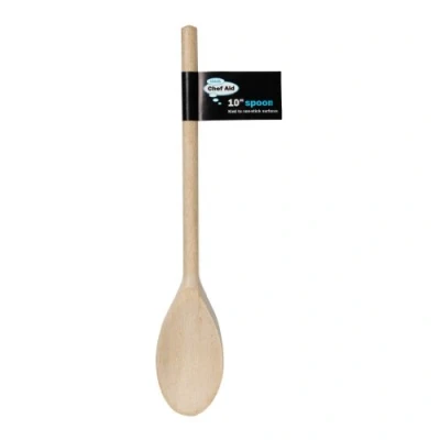 Image of Chef Aid 14 Inch, Perfect for Home Baking and Cooking, Crafted with a Oval Spoon Edge Ease of use sourced from Well Managed Forests, Non Stick Friendly Kitchen Essential, Beige, Large