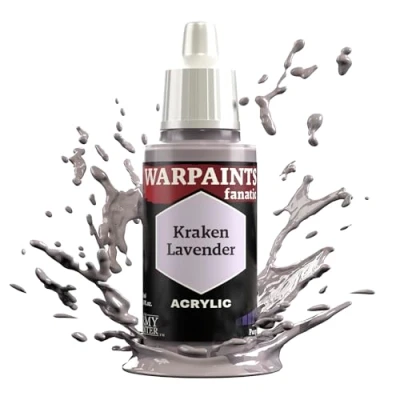 Image of The Army Painter Pinks &amp; Purples Warpaints Fanatic 18ml Acrylic Paints (Kraken Lavender)