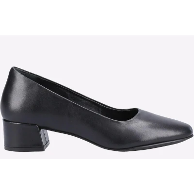 Image of Hush Puppies Women&#039;s Alina Court Uniform Dress Shoe, Black, 4 UK
