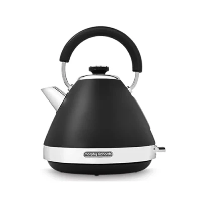 Image of Morphy Richards Venture 1.5L Pyramid Kettle, Matt Black