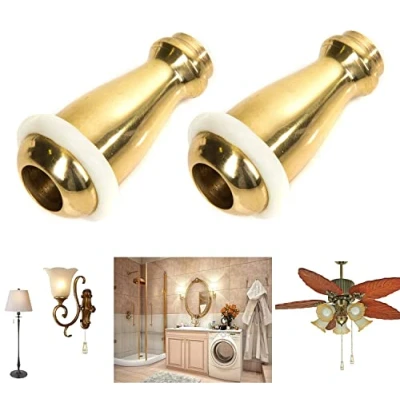 Image of TERF® Solid Brass Cord Pull Handle Weight 45mm Use For Bathroom Shower Toilet Classic Light Switches Extractor Fans Roman Blinds Curtain Pack of 2