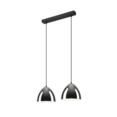Image of Mia Bar Pendant Ceiling Light Chrome, 2x E27