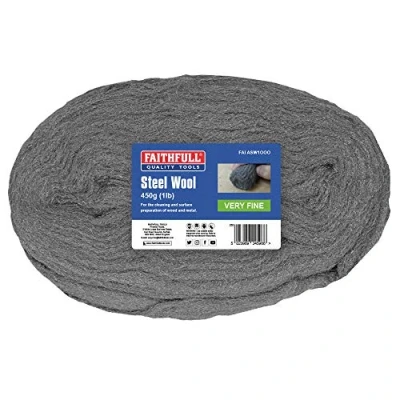 Image of Faithfull Steel Wire Wool 450g Grit: VERY FINE