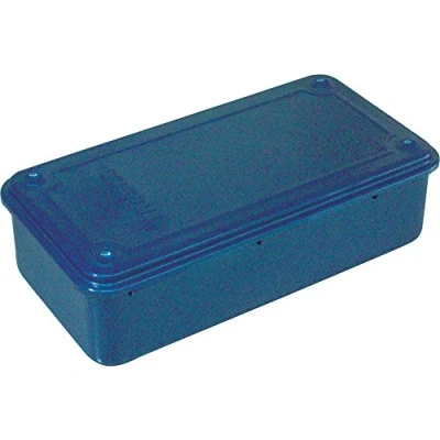 Image of TRUSCO T 190 Trunk Tool Box, 8.0 x 4.3 2.2 inches (203 109 56 mm), Blue