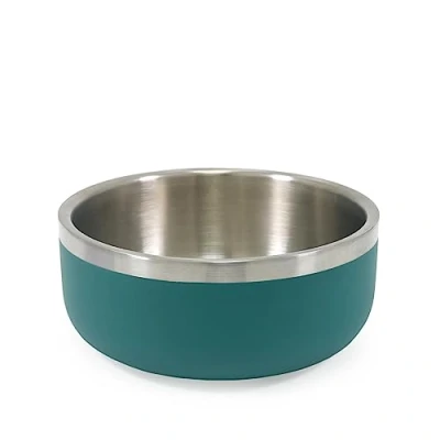 Image of Rosewood Premium Double Wall Stainless Steel Pet Food Bowl 700ml Teal