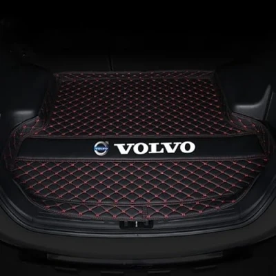 Image of YNEION Car Boot Liners Mats for Volvo XC40 2019 2024 All Weather Liner Protector Pad, Waterproof Anti Scratch Slip Cargo Tray Trunk Carpets,B