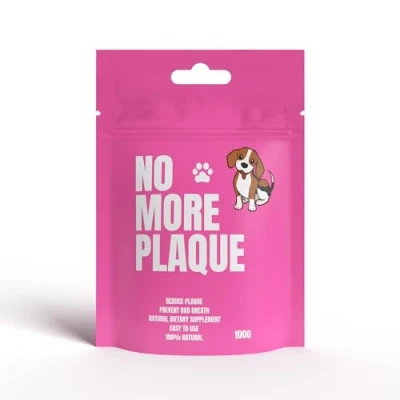 Image of No More Plaque Off For Dog 100G Dogs Teeth Bad Breath 100% Natural Fight Tartar Remove Finest Seaweed From Norway
