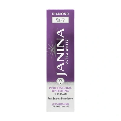 Image of Janina Ultra White 75ml Extra Strength Diamond Formula Whitening Mint Toothpaste, Low Abrasive with Complex for Teeth &amp; Stain Removal Everyday Use, Vegan Cruelty Free