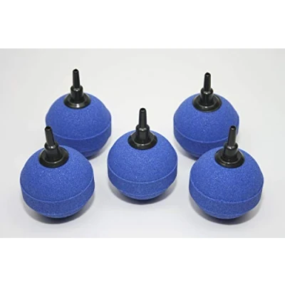Image of 5 x Air Stone Ball cm Oxygen Bubbler Hose Aquarium Pond Blue