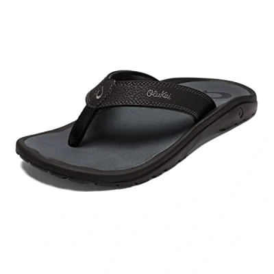 Image of OluKai Ohana Mens, Black/Dark Shadow, 8 UK,