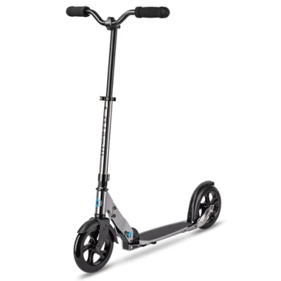 Image of Micro Scooters Classic Adult Scooter Big Wheels City Commuting Foldable Black Neochrome