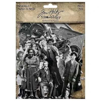 Image of Paper Dolls Poses Tim Holtz Idealogy