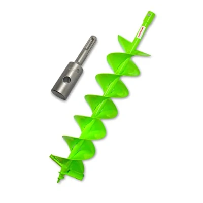 Image of WERHE Professional Drill bit for Auger 150 mm Double Shaft Pile Well Robust with SDS Plus Adapter