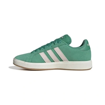 Image of adidas Women&#039;s Grand Base 00s Shoes, Court Green/Putty Mauve/Off White, 5.5 UK