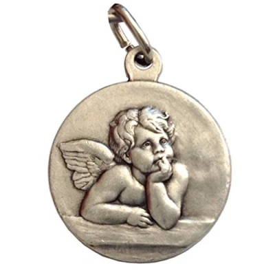 Image of Saint Guardian Angel Medal The Patron Saints Medals