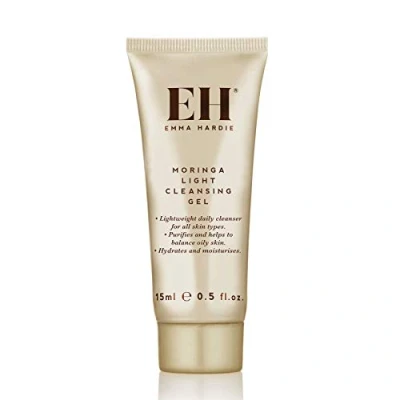 Image of Emma Hardie Travel Size 15ml Moringa Light Cleansing Gel for Daily Use, Purifies &amp; Helps to Balance Oily Skin, Hydrates Moisturises, Also Suitable All Skin Types, Vegan Cruelty Free